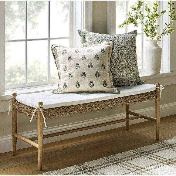 24"X24" OS Square "Brubaker Allover" Cotton Dobby Pillow - Threshold - Picture 2 of 7